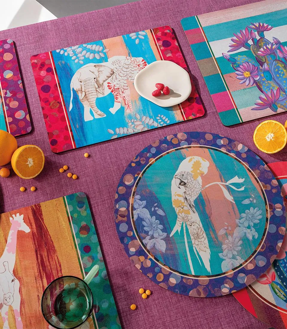 Tovaglietta rigida - Pappagallo