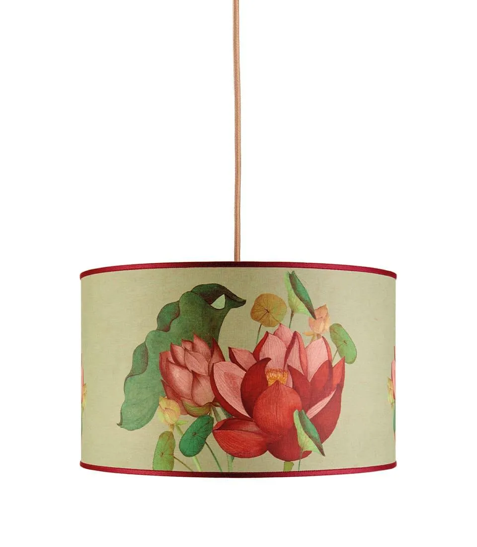 Paralume a sospensione cilindrico - Ninfea
