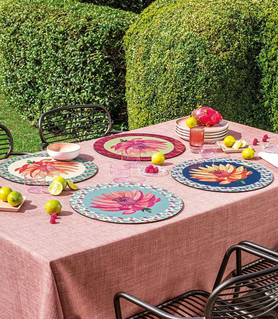 Tovaglietta rigida blu - Riflessi di loto