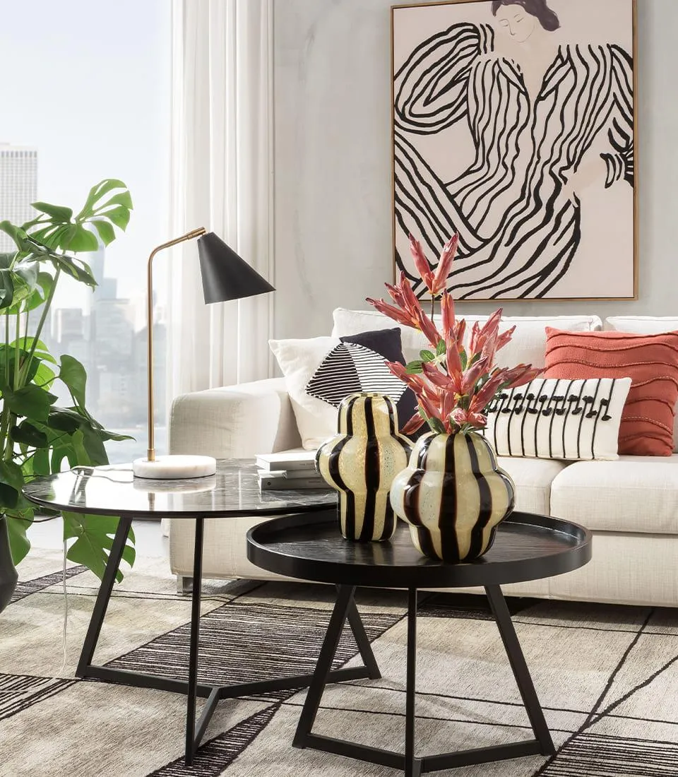 Tavolini tondi - set 2 pz