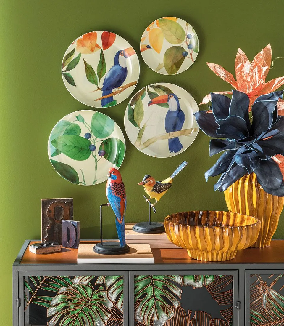 Piatti Decorativi Da Parete Panama - Set 4 pz