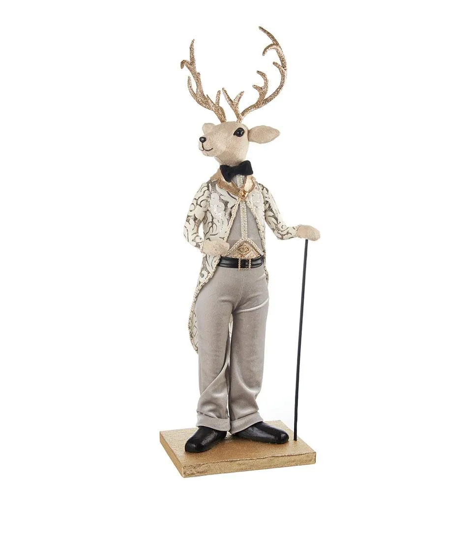 Renna con frac decorativa