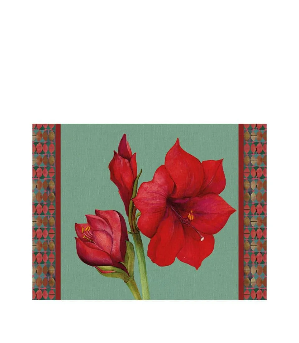 Tovaglietta rigida ottanio - Amaryllis