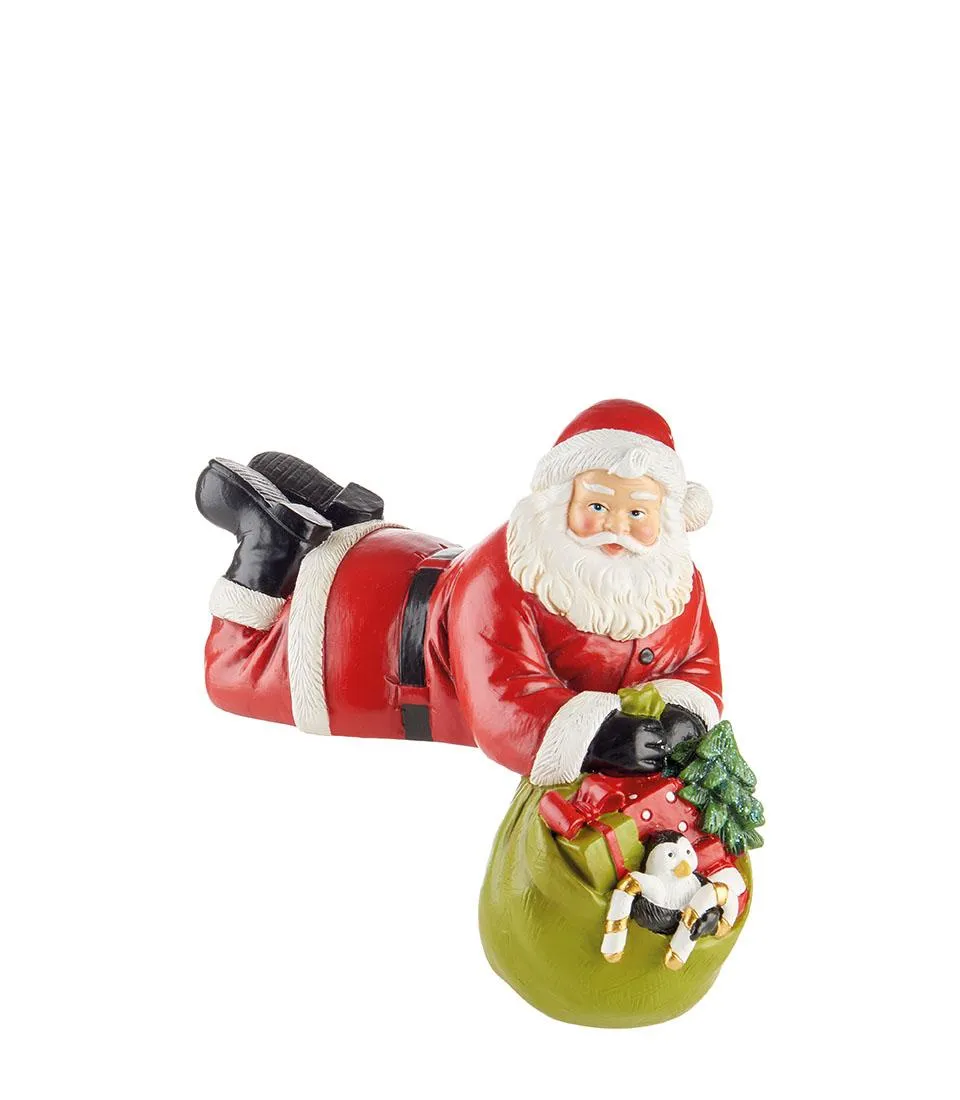 Babbo Natale decorativo con sacco doni