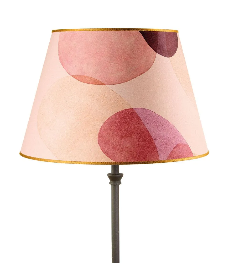 Paralume conico - Dune di seta