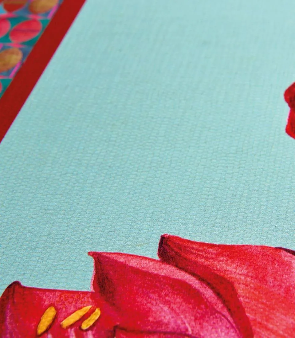 Tovaglietta rigida ottanio - Peonia