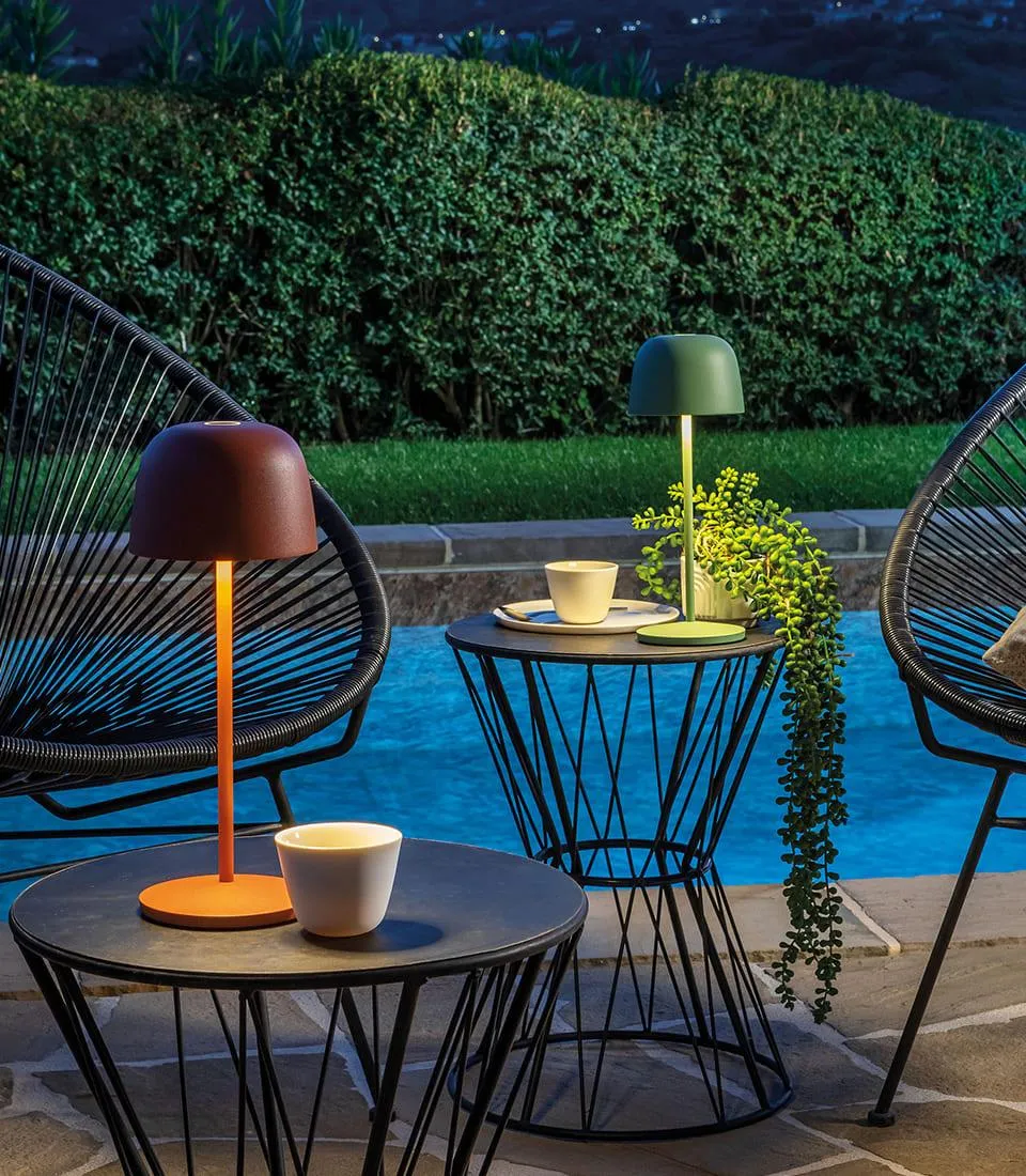 Lampada da tavolo Alba  - ottanio