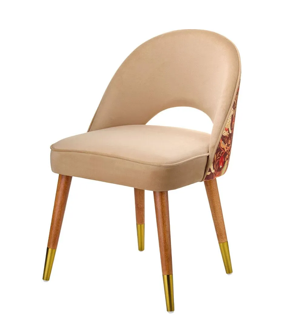 Poltroncina beige e cacao