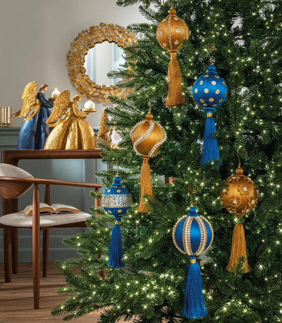 Decorazione da appendere blu