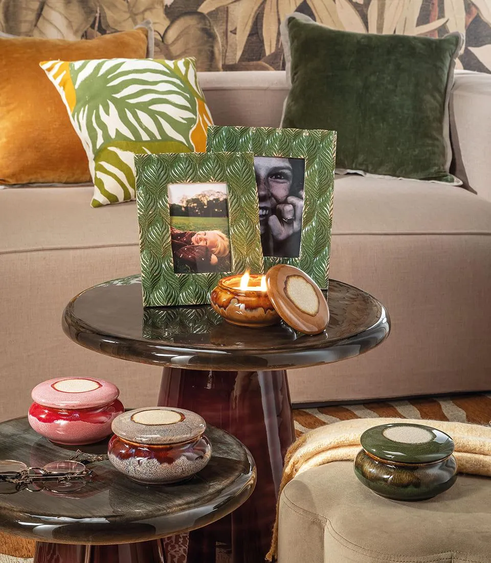 Scatola portacandela con cera - set 4 pz