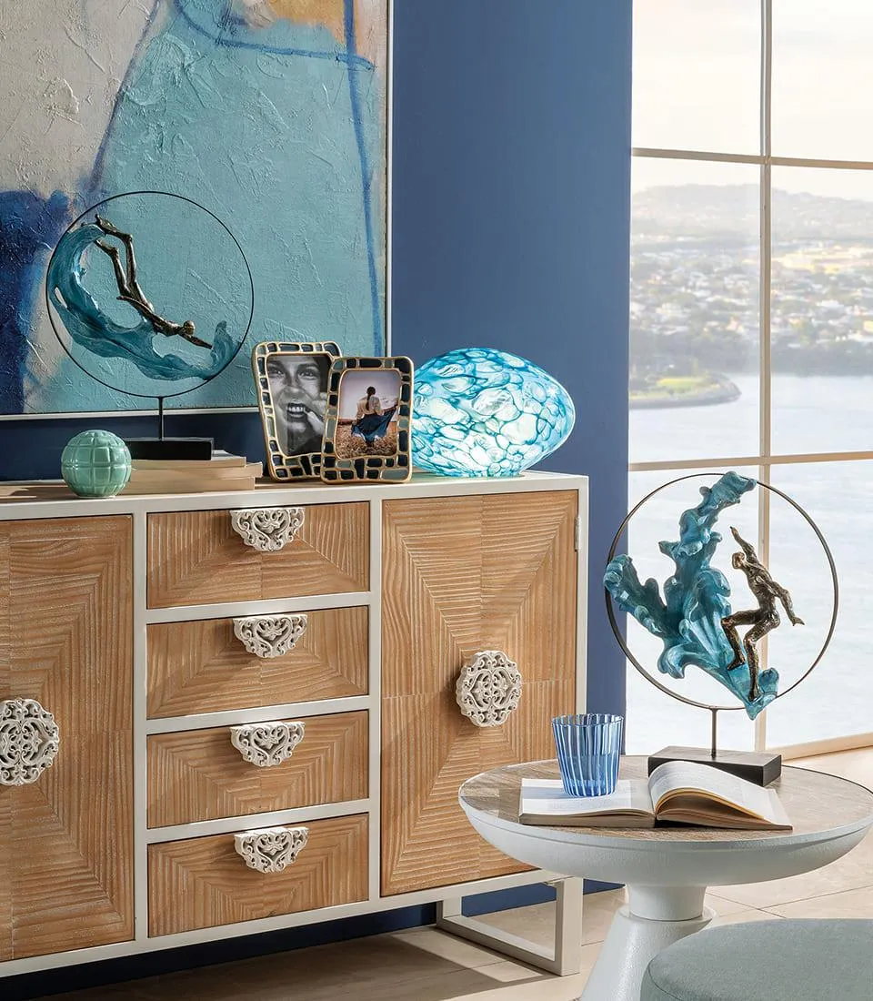 Scultura decorativa onda