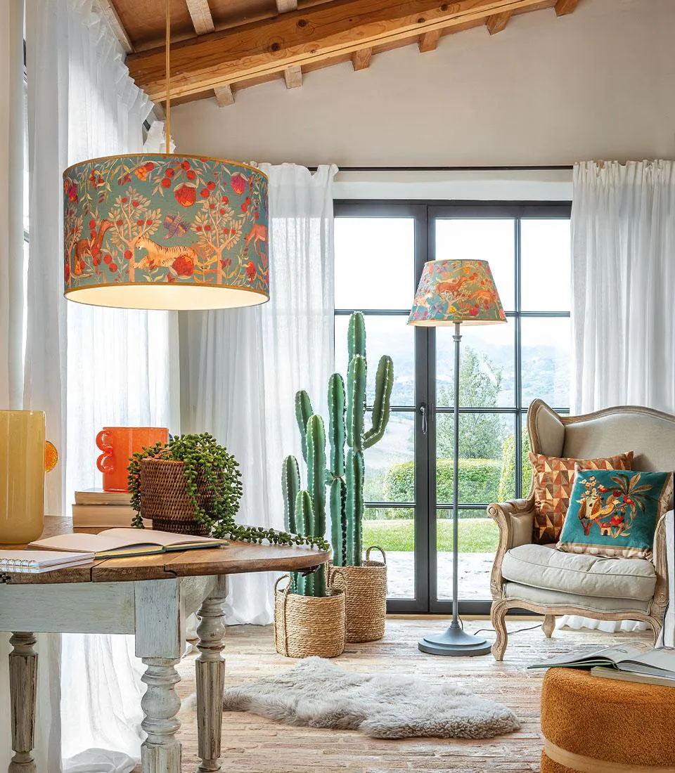 Paralume a sospensione cilindrico - Tigri