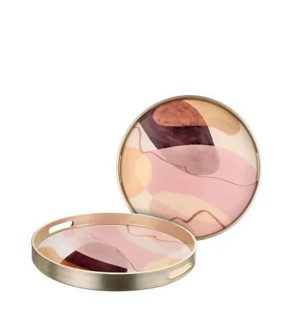 Vassoio tondo - Dune di seta