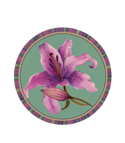 Tovaglietta rigida ottanio - Giglio